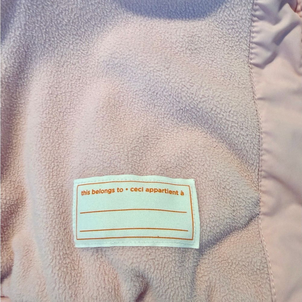 Gymboree Royal Princess Pink Puffer Jacket w/ Ruffles & Hood size 7 - Picture 8 of 9